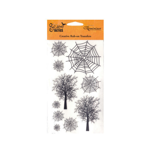 Spooky Trees Creative Rub-On Transfers