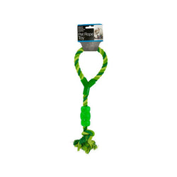 Pet Rope Toy With Handle & Chew Toy