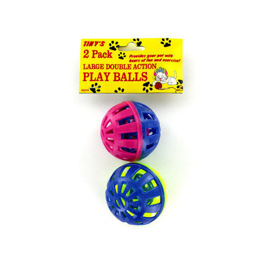 Cat Play Balls With Bells