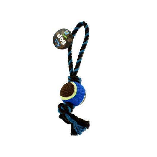 Knotted Dog Toy With Tennis Ball