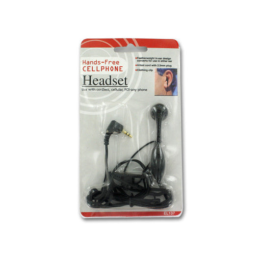 Hands-Free Cell Phone Headset