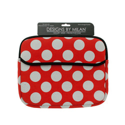 Protective Tablet Case With Red Polka Dot Design