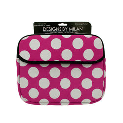 Protective Tablet Case With Pink Polka Dot Design