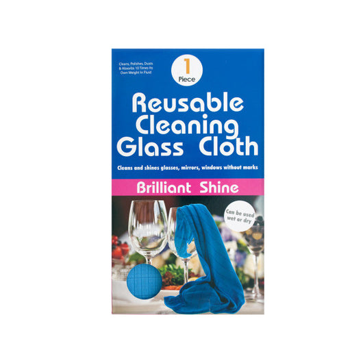 Reusable Microfiber Glass Cleaning Cloth