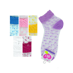 Mid Cut Dots 6-8 Socks