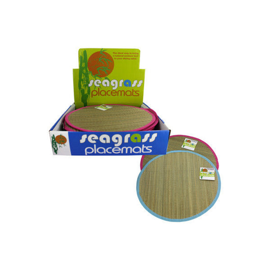 Round Seagrass Placemat Display
