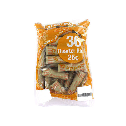 36 Pack Quarter Coin Wrappers