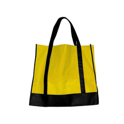 Large Carrying Capacity Yellow/Black Shopping Tote