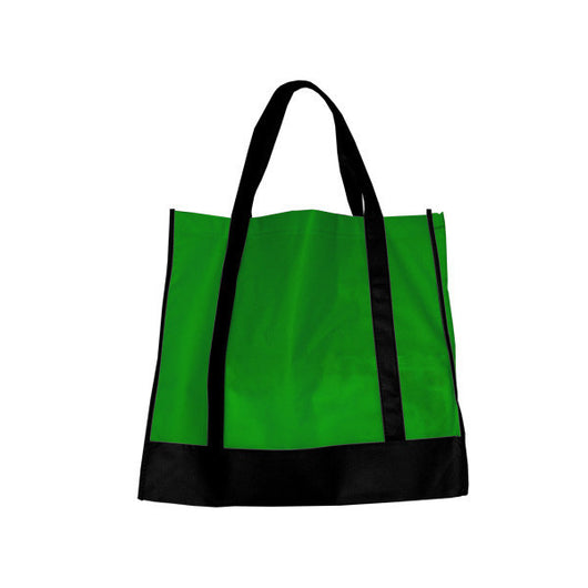 Green/Black Shopping Tote