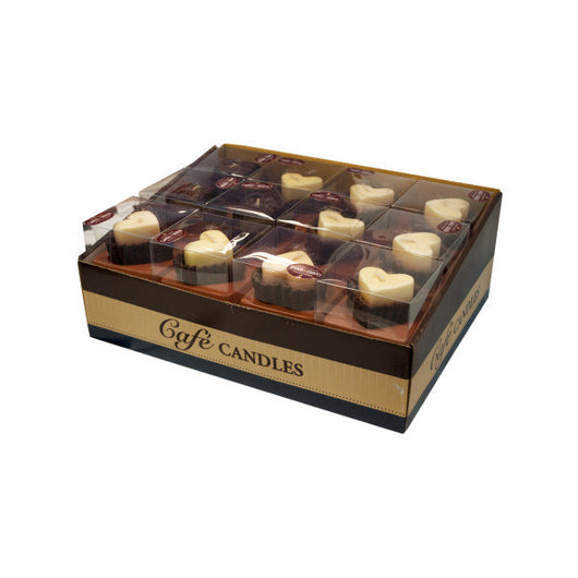 Hearts & Brownies Chocolate Scented Candles Display