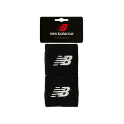 New Balance 3 Inch Wristband Pair Black