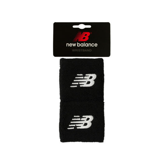 New Balance 3 Inch Wristband Pair Black