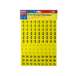 Pre-Priced Stickers