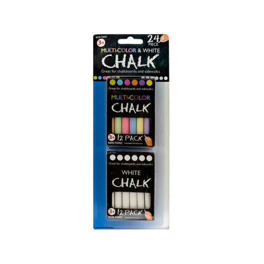 Multi-Color And White Chalk Set