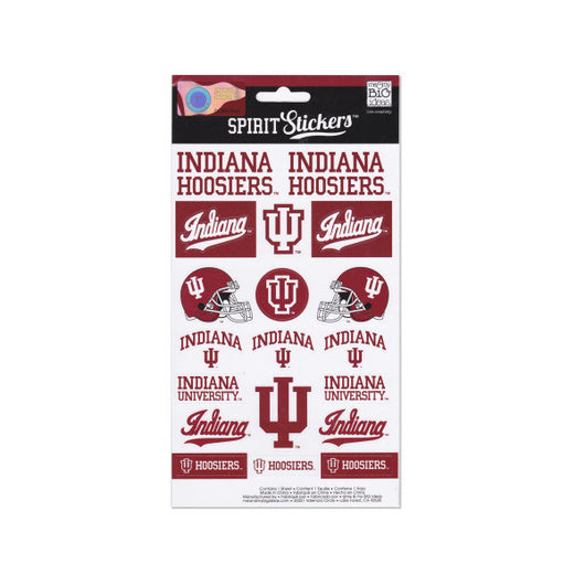 Indiana Hoosiers Spirit Stickers