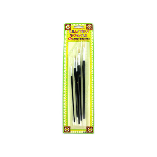 5 Piece Set Artist Brushes