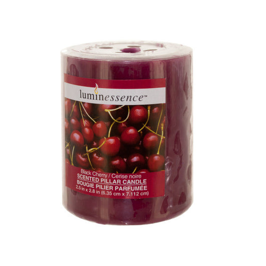 Black Cherry Scented Pillar Candle