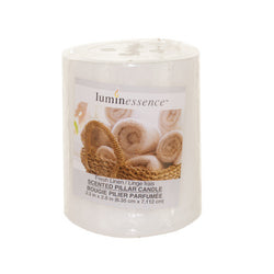Fresh Linen Scented Pillar Candle