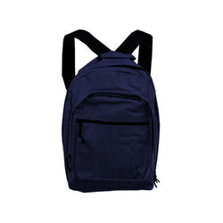 Blue And Black Backpack With Storage Pockets