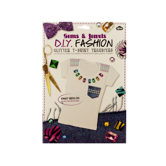 Do It Yourself Glitter T-Shirt Iron On Transfers