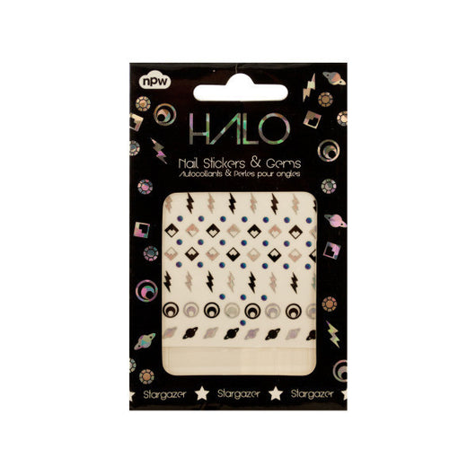 Stargazer Nail Stickers & Gems Set