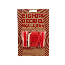 Eighty Decibel Noisemaker Balloon Set