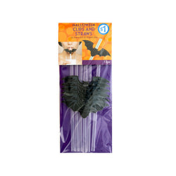 Halloween Bat Clips & Straws