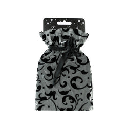 Flocked Organza Sachet Bag