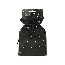 Jeweled Organza Sachet Bag