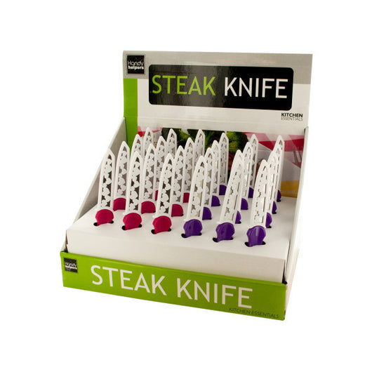Steak Knife With Hearts Cover Counter Top Display