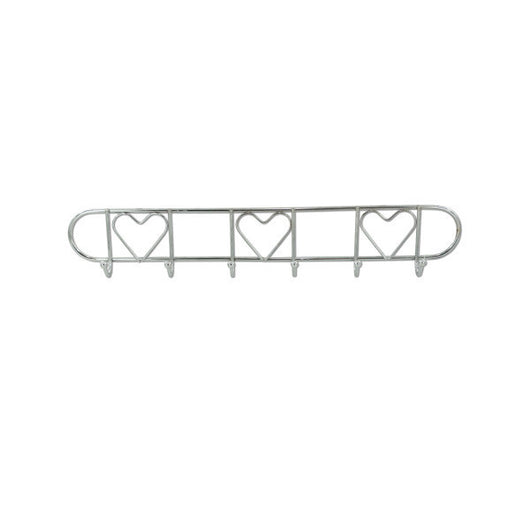 6 Hook Wall Coat Rack