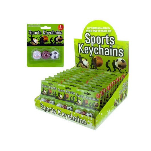 Sports Keychains Counter Top Display