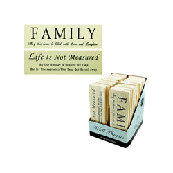 Inspirational Wall Plaques Counter Top Display