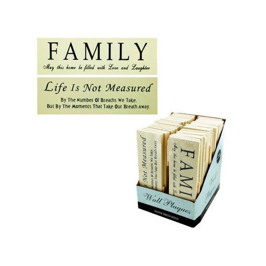 Inspirational Wall Plaques Counter Top Display