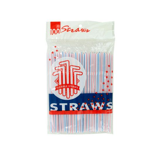 100 Flexible Straw Pack