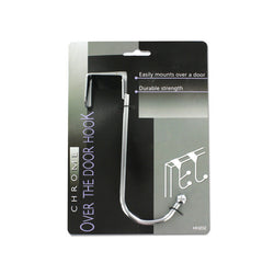 Metal Chrome Over-The-Door Hook