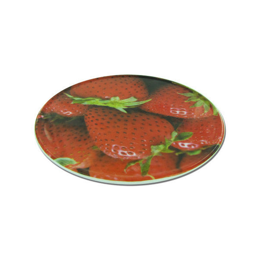 Round Trivet With Strawberry Design