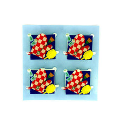 Grilling Card Accents, 3D