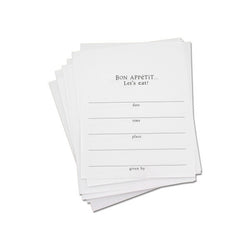Mix And Match Party Invitation Inserts, Dinner Party