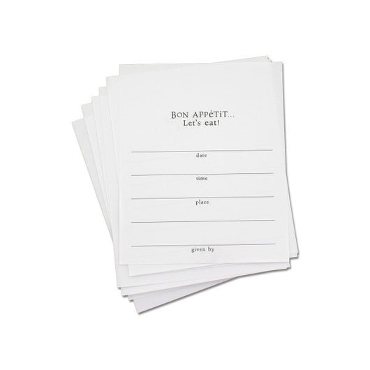 Mix And Match Party Invitation Inserts, Dinner Party