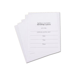 Mix And Match Party Invitation Inserts, Aging