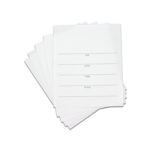 Mix And Match Party Invitation Inserts, Basic