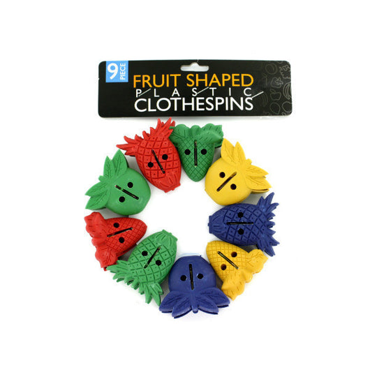 Fruit Shaped Plastic Clothespins