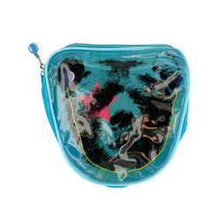 Hot Top Blue Cosmetic Bag