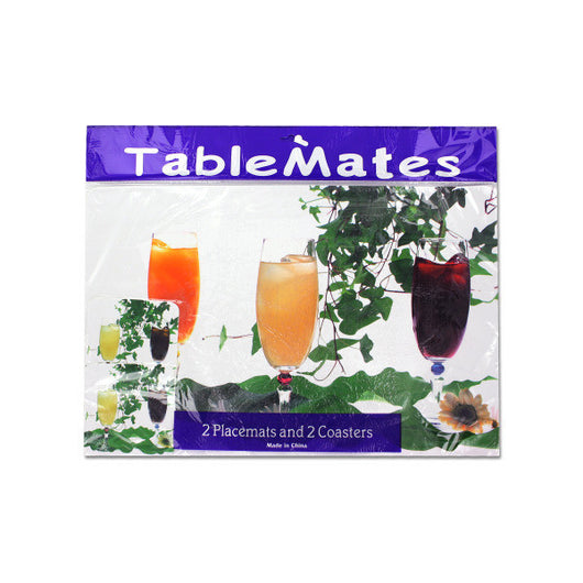 Placemats And Coasters, Set Of 2 Each