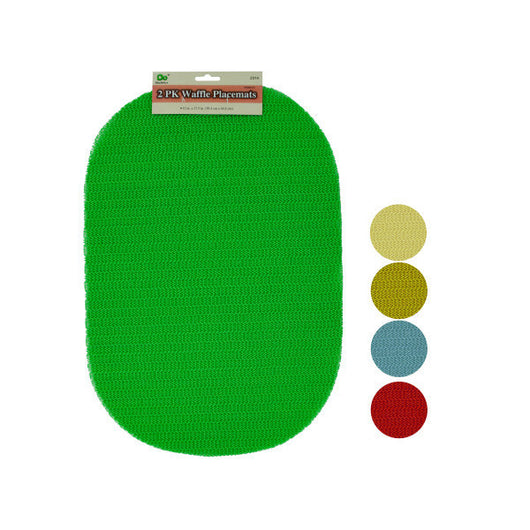 2 Pack 17.5 X 12 Waffle Placemats