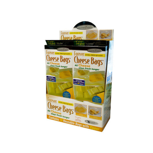 Forever Cheese Bags Countertop Display