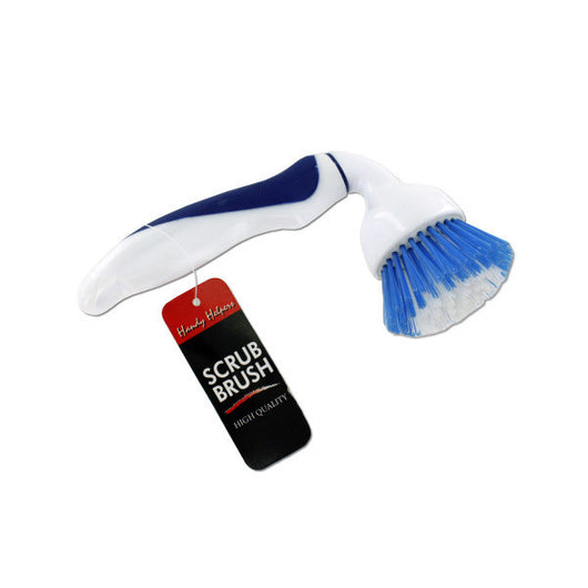 Scrub Brush With Elbow-Shaped Handle