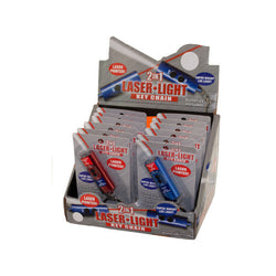 2 In 1 Laser Light Key Chain Countertop Display
