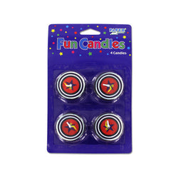 Hockey Puck Candles
